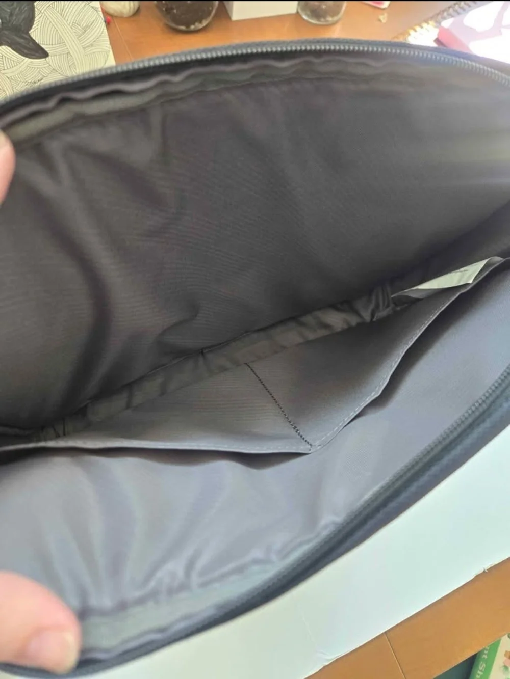 Samsonite Black Nylon Slim Briefcase Messenger Laptop Business Office Bag